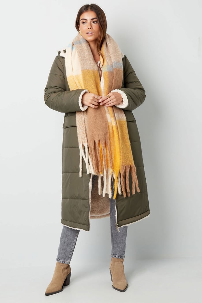 Nylon long coat - Brown - S h5Picture2